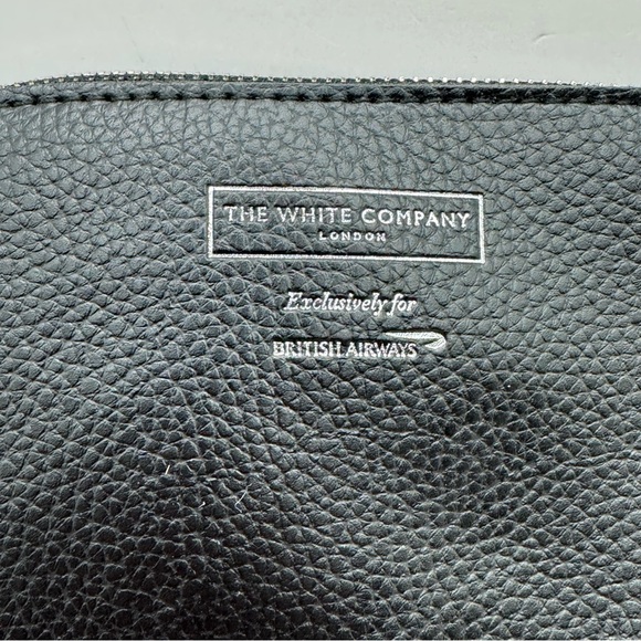 The White Company British airways black travel makeup cosmetic bag pouch - Picture 7 of 8